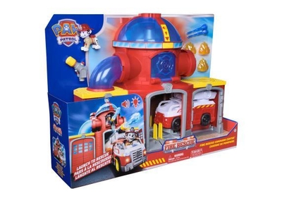 PAW Patrol - Brandweerkazerne Speelset - met Marshall-figuur, brandweerwagen, licht, lanceerder en geluidseffecten