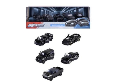Majorette Majorette Black Edition 7,5cm Giftpack 5 auto's