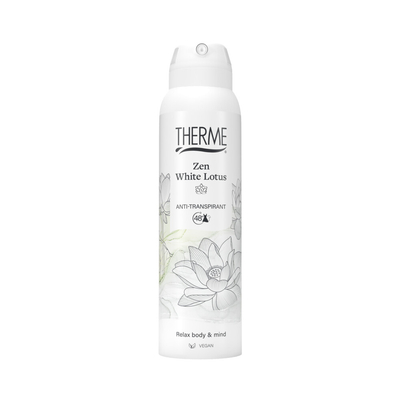 3x Therme Anti-Transpirant Zen White Lotus 150 ml