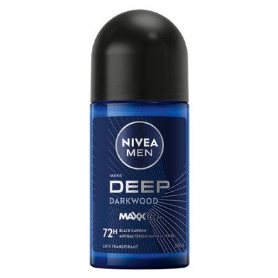 3x Nivea Men Deodorant Roller Deep 50 ml