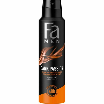 3x Fa Men Deodorant Spray Dark Passion 150 ml