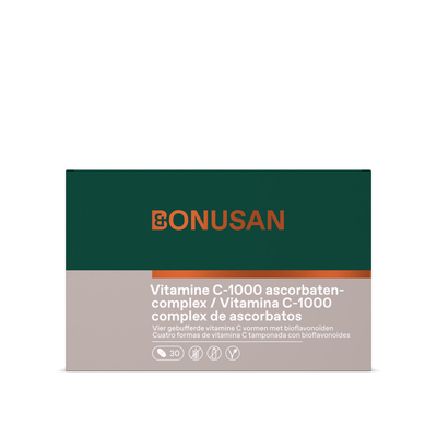 Gratis Verzending: 2x Bonusan Vitamine C-1000 ascorbatencomplex Blisterverpakking 30 tabletten