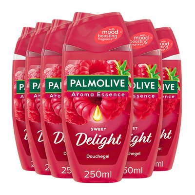 6x Palmolive Douchegel Aroma Essences Sweet Delight 250 ml