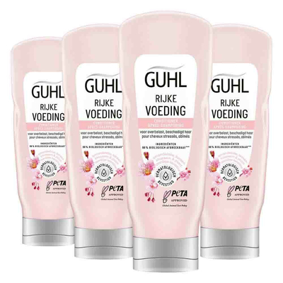 4x Guhl Rijke Voeding Conditioner 200 ml