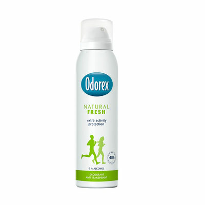 3x Odorex Deodorant Spray Natural Fresh 150 ml
