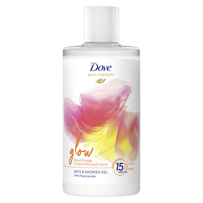 3x Dove Bath Therapy Glow Badschuim&Douchegel 400 ml