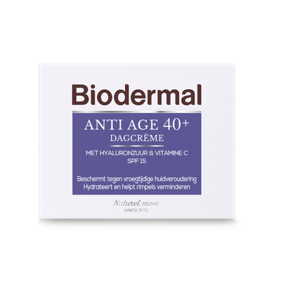 2x Biodermal Dagcreme Anti-Age 40+ 50 ml