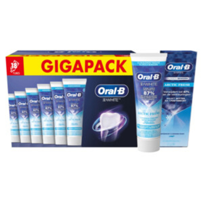 Oral-B Tandpasta 3D White Arctic Fresh 18 x 75 ml