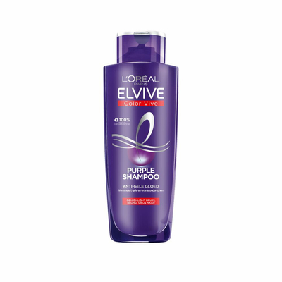 3x L'Oréal Elvive Color Vive Purple Shampoo 200 ml