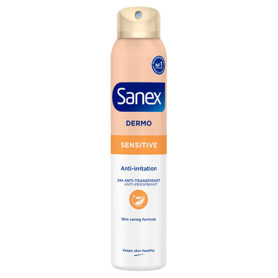 3x Sanex Deodorant Spray Dermo Sensitive 200 ml