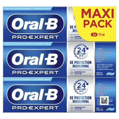 8x Oral-B Tandpasta Expert Gezond Wit 3 x 75 ml