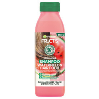 3x Garnier Fructis Hair Food Watermeloen Shampoo 350 ml