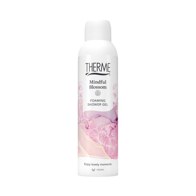 3x Therme Foaming Shower Gel Mindful Blossom 200 ml