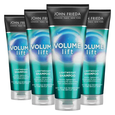 4x John Frieda Volume Lift Shampoo 250 ml