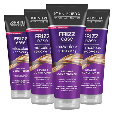 4x John Frieda Frizz Ease Miraculous Recovery Conditioner 250 ml