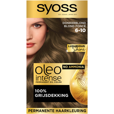 2x Syoss Oleo Intense Haarverf 6-10 Donkerblond