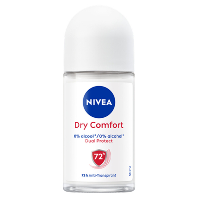 3x Nivea Deodorant Roller Dry Comfort 50 ml