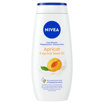 3x Nivea Soft Care Douchegel Apricot en Apricot Seed Oil 250 ml