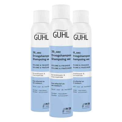 3x Guhl Droogshampoo Volume en Frisheid 30 sec 200 ml
