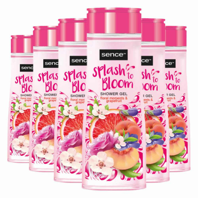6x Sence Douchegel Floral Moments&Grapefruit 300 ml