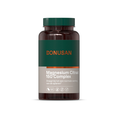 Gratis Verzending: 2x Bonusan Magnesiumcitraat 150 mg plus 120 tabletten