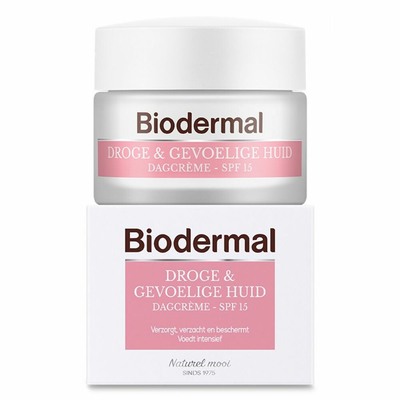 2x Biodermal Dagcrème Gevoelige Huid 50 ml