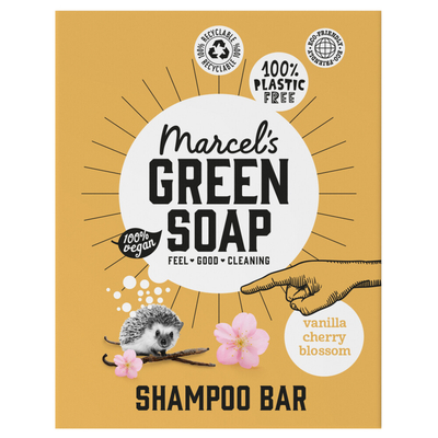 Marcel's Green Soap Shampoobar Vanilla&Cherry Blossom - 3 x 90 ml