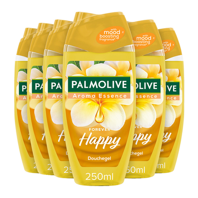 6x Palmolive Douchegel Aroma Essences Forever Happy 250 ml