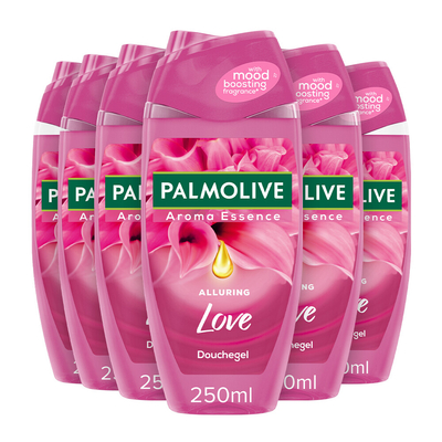 6x Palmolive Douchegel Aroma Essences Alluring Love 250 ml