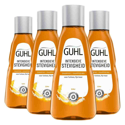 4x Guhl Shampoo Mini Intensieve Stevigheid 50 ml