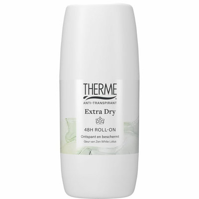 3x Therme Anti-Transpirant Extra Dry Zen White Lotus Roller 60 ml