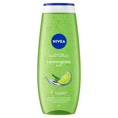 3x Nivea Douchegel Lemongrass&Oil Care 500 ml