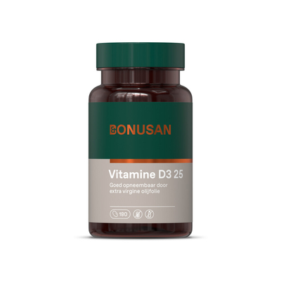 Bonusan Vitamine D3 25 mcg/1000 IE - 2 x 180 stuks
