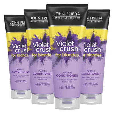 4x John Frieda Violet Crush Conditioner 250 ml