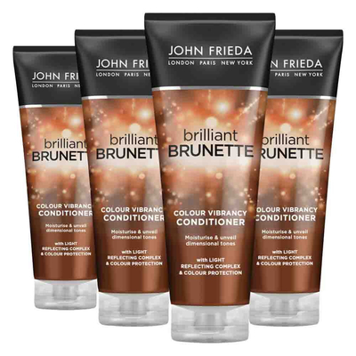 4x John Frieda Colour Protecting Vibrancy Conditioner 250 ml
