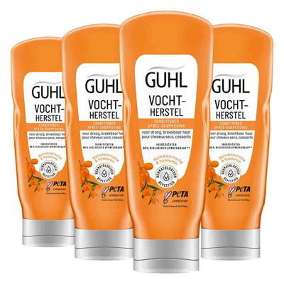 4x Guhl Vochtherstel Conditioner 200 ml