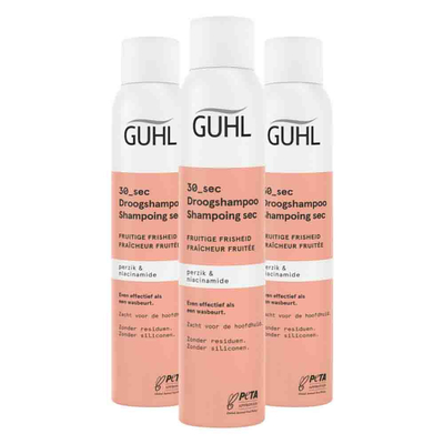3x Guhl Droogshampoo Fruitige Frisheid 30 sec 200 ml