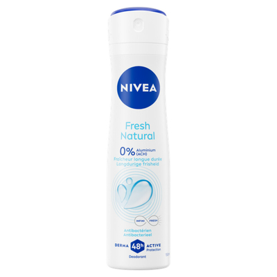 3x Nivea Deodorant Spray Fresh Natural 150 ml