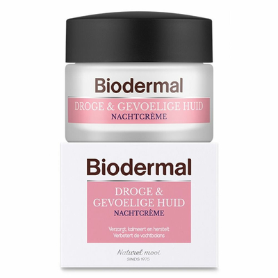 2x Biodermal Nachtcrème Gevoelige Huid 50 ml