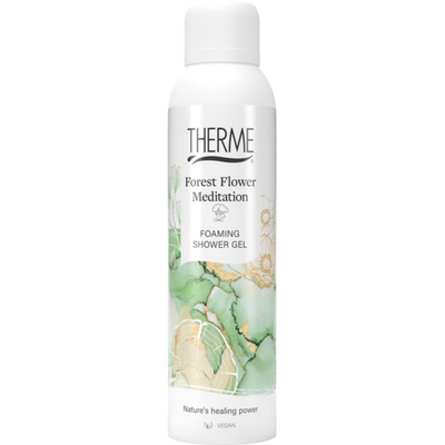 6x Therme Foaming Shower Gel Forest Flower Meditation 200 ml