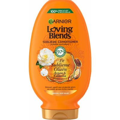 3x Garnier Loving Blends Argan- en Cameliaolie Conditioner 250 ml