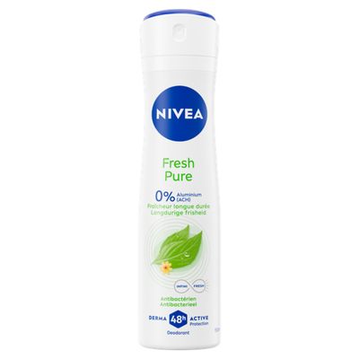 3x Nivea Deodorant Spray Pure&Natural Jasmine 150 ml