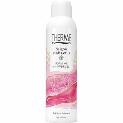 3x Therme Foaming Shower Gel Saigon Pink Lotus 200 ml