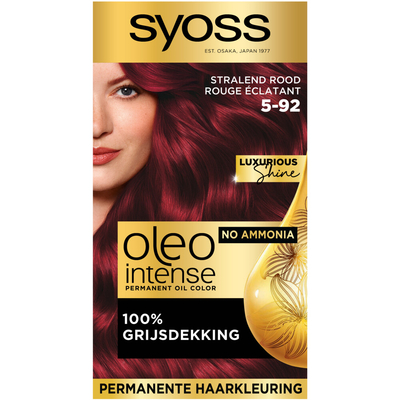 2x Syoss Oleo Intense Haarverf 5-92 Stralend Rood