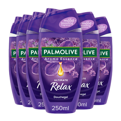 6x Palmolive Douchegel Aroma Essences Ultimate Relax 250 ml