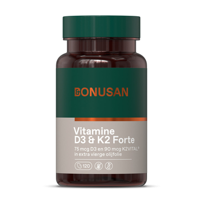 Bonusan Vitamine D3 & K2 - 2 x 120 stuks