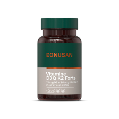 Bonusan Vitamine D3 & K2 - 2 x 120 stuks