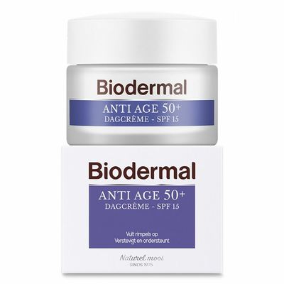 2x Biodermal Dagcreme Anti-Age 50+ 50 ml
