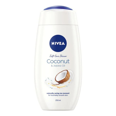 3x Nivea Soft Care Douchegel Coconut&Jojoba Oil 250 ml