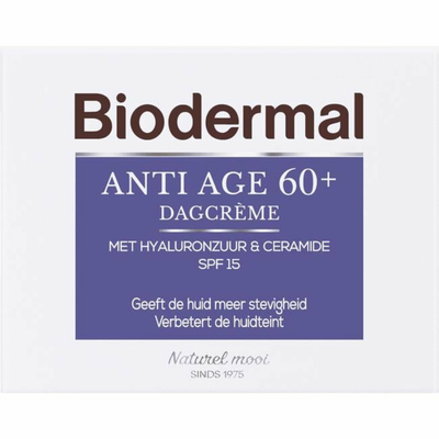 2x Biodermal Dagcrème Anti-Age 60+ 50 ml